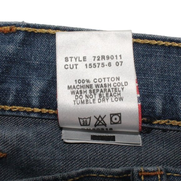 Lucky Brand Dungarees Womens Sz 32 Classic Fit Short Length Med Denim Jeans - Picture 11 of 13